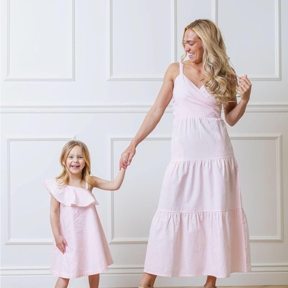 Pink One-Shoulder Dress - Picture 2 of 2